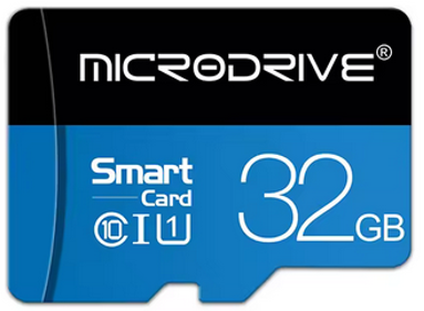 fake MicroDrive MicroSD card
